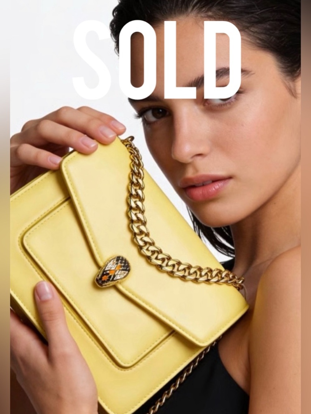 5-26 Preloved Bvlgari Serpenti Forever Maxi Chain Crossbody Bag